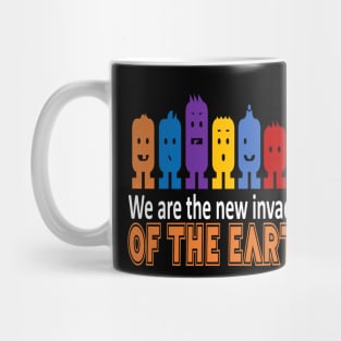 invaders of the earth t-shirt 2020 Mug